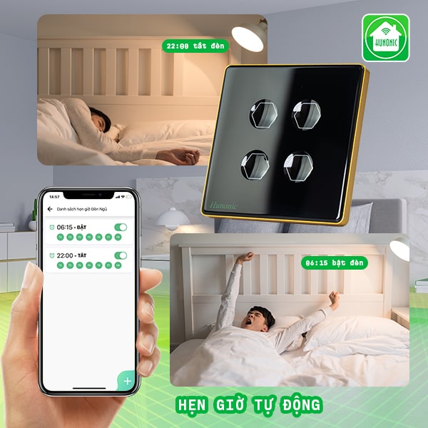 Công Tắc Hunonic Premium Hình Vuông 10 cong tac hunonic premium hinh vuong 11